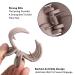 6PCS Small Butterfly Hair Claw Clips - Strong Hold for Thick Hair - Blue, Black, White, Brown, Fan, Coffee - Buy Online on GoSupps.com