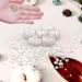 5700 Pcs Half Pearls for Crafts - White Flatback Pearls in Various Sizes for Nail Art, DIY Projects, and Makeup - Neatly Organized Craft Pearls for Artists - Buy Online on GoSupps.com