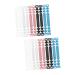 Magiclulu 20 pieces Practical Whiting Black Color Blueorxy Blacklig White Color White Put Noir Mask Ear Strap Hooks Mask Rope Extension Buckle Ear Mountary Mask Normal Extension 15x1.5cmx2Pcs