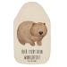 Mr. & Mrs. Panda personalized hot water bottle Wombat - personalized gifts hot water bottle with names saying motivation animal motifs good mood white personalized