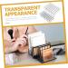 Mipcase 4 Pcs Cosmetic Storage Box Vanity Trays Clear Eyeshadow Organizer Eyeshadow Holder Makeup Make up 17X12CMx2pcs Greyx2pcs - Buy Online on GoSupps.com