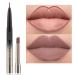 Edanta Matte Lipstick Cream Lipsticks Waterproof Lip Liner Smooth Lips Stick Long Lasting Lips Pencil Double Head Lip Crayon Makeup for Women and Girls Pack of 1 (Nude 01)