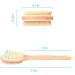 Long Wooden Handle Back Brush - Dual Bristles Body Shower Brush for Exfoliation & Skin Peeling | Wet/Dry Use - Buy Online on GoSupps.com