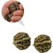 Buy Copper Walnut Acupuncture Massage Balls - 2 Pairs Foot Massager & Brass Decor - Golden 3.5cm - Buy Online on GoSupps.com