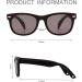 FOURCHEN Flexible Polarized Baby Sunglasses with Strap - Age 0-3 | Matte Black - Buy Online on GoSupps.com
