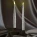FURORA Lighting Silver Taper Candles - Flameless LED Centerpiece Decor with 6/18 Timer Pack of 2 (Battery Operated) - Perfect for Elegant Events & Home D cor - Buy Online on GoSupps.com