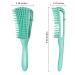 Detangling Brush for Black Natural Hair - Afro Textured 3a to 4c Kinky Wavy - Wet/Dry - Green - Buy Online on GoSupps.com