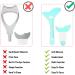2pcs Eyeliner Stencil Aid Eyeliner Tool For Winged Silicone Eye Liner Eyeshadow Mascara Guard Shield for Beginners Face Cream Mask Tools Blue - Buy Online on GoSupps.com