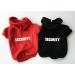 Zoonpark Dog Hoodie - Soft Fleece Winter Clothing for Small Medium & Large Dogs | Security Inscription | 2XL 48.5cm Red - Buy Online on GoSupps.com