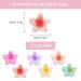 6 Flower Hair Clips - Large Non-Slip Claw Clips for All Hair Types | Perfect Floral Accessories for Women - Buy Online on GoSupps.com