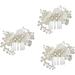 minkissy Comb bridal headpiece Women hairpin Bridal hair comb Flower headwear Women hair comb flower headdress bride Wedding - Buy Online on GoSupps.com