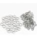 Pearl Snaps Fasteners Kit 10mm - Western Shirt Clothes Prong Ring Snaps in White - Buy Online on GoSupps.com