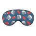 LynaRei Sleeping Mask Cartoon American Football Sleep Eye Mask Blindfold with Adjustable Strap Soft Eye Cover for Blocking Out Lights Style-4