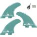 Dual Tab II Medium Performer/Reactor Fiberglass Fins - Blue/Black - 2-5 Fins - Buy Online on GoSupps.com