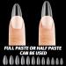 500 Pieces Almond Nail Tips - Acrylic Artificial Nails for Women & Girls | 10 Sizes Medium Polished Tips - Buy Online on GoSupps.com