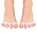 Toe Separator Silicone - Hallux Valgus Toe Spreader for Pain Relief | 2 Pairs for Overlapping Toes Hammer Toes & Calluses - Buy Online on GoSupps.com
