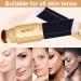 Color Changing Foundation Stick and Concealer with Brush - Full Coverage for Dark Circles, Pores, Acne Marks, and Fine Lines - Waterproof and Sweatproof - Perfect for Creating Nude Makeup - Buy Online on GoSupps.com