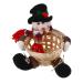 STOBAZA Decoration Lovely Desktop Home Container Adornment Basket for Decor Candy Tabletop Christmas Brown 17X17CM