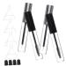 12pcs Cosmetic Travel Containers Rubber Stopper Transfer Pipettes Mascara Air Traffic Control