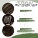 Buy Hetto Real Hair Clip Extensions - Darkest Brown Ombre #2/8/2 120g 35 cm | Premium Remy Clip-In Hair Extensions for Full Volume - Buy Online on GoSupps.com