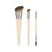 EcoTools Natural Conceal Enhance & Sculpt Trio Vegan Makeup Brushes Set for Foundation Concealer & Brows | Cruelty-Free & Eco-Friendly - Buy Online on GoSupps.com