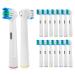 16 Pcs Replacement Toothbrush Heads Compatible with Oral B Braun Electric Toothbrush Heads Refill for Oral-B 7000/Pro 1000/9600/ 500/3000/8000 1 Count (Pack of 16)