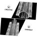 Yardwe 3pcs Vegetable Shaping Mold Pizza Kit Vegetable Forming Mould Fruit Shape Mold Flowerpot Shaped Transparent 20x6.5cm - Buy Online on GoSupps.com