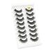 UAMOU 5/50 Boxes Russian Strip Lashes DD Curl Lashes 8 pairs 3D Mink Eyelashes Natural Fluffy False Eyelashes Extension Cheerfully (Color : 8Pairs G888 Size : 40 Boxes)