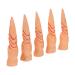 DIKACA False Witch Fingers Halloween Props Finger Nail Covers Cosplay 5pcs False Nail Set Manicure Skeleton Plastic Halloween Finger Lights Halloween Finger Tips As Shown 1 9.5x2.5cm