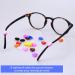 KECHIO Heart-Shaped Silicone Eyeglass Ear Grips - Anti-Slip Retainers for Glasses - Black/White - Buy Online on GoSupps.com