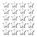 20 Pieces Star Hair Clips Silver Star Hair Clips Non-slip Hair Clip Accessories Five-Pointed Star Hair Accessories Metallic Hair Accessories