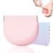 Pink Cute Retainer Case with Vent Holes Food Grade Silicone Retainer Cleaner Case Dental Retainer Holder Case with Lanyard Slim Cool Thin Container Braces Case for Girls Women Kids Boys Men Portable Travel Denture Mouth Guard Aligner Case