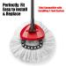 2 Pack Ocedar EasyWring Compatible Spin Mop Replacement Heads - Microfiber Refills for Easy Cleaning - 2 Count - Buy Online on GoSupps.com