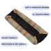 ElliTarr Women's Non-Slip Sweatband Headband - Brown Plaid | Sports Headband for Running, Yoga, Workout - Buy Online on GoSupps.com