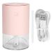 Humidifier 350 ml Desktop USB Rechargeable Humidifier with Ambient Light for Home Office Use (Pink)