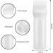 Hbaid Root Comb Applicator Bottle with Scalp Massager and Shampoo Brush - 3 Pcs White Set for Hair Coloring, Dyeing, and Scalp Treatment - Buy Online on GoSupps.com