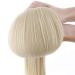 Silk-Co Hair Extensions with Rubber Band | Smooth Invisible Cord 50cm Synthetic Hair that Feels Real | Seamless Hair Sealing Extensions for Women - Buy Online on GoSupps.com