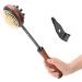 Verdant Touch 3-in-1 Manual Massage Device Scalp Hammer & Back Scraper 37cm Black & Silver - Buy Online on GoSupps.com