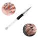 Professional 4-Piece Nail Art Brush Set - Crystal Acrylic UV Gel Liner Pens for DIY Nail Art - Buy Online on GoSupps.com
