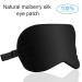 Silk Sleep Mask for Sleeping - Adjustable Eye Mask for Men, Women, and Kids - Comfortable Blindfold for Travel, Nap, and Shift Work - Buy Online on GoSupps.com