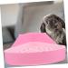 BESPORTBLE Box Rabbit Toilet Hamster Toilet Hamster Bedding Guinea Pig Toilet Small Pet Litter Pan Plastic 25X19X10CM Pink - Buy Online on GoSupps.com