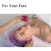 Rose Red Glass Facial Cupping Set - Silicone Vacuum Suction Cups for Anti-Cellulite Lymphatic Therapy on Face, Eyes, and Body - 4pcs - Buy Online on GoSupps.com