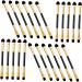FOMIYES 100 Pcs Double Ended Eyeshadow Brush Eye Shadow Makeup Brush Small Eyeshadow Brush Eyeshadow Makeup Brush Precision Eyeshadow Brush Eye Makeup Brush Eyeshadow Brush for Women 12.50X0.50X0.50CMx5pcs Goldenx5pcs - Buy Online on GoSupps.com