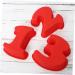 MAGICLULU Silicone Ice Cream Mold 18 Pcs Celebrity 3D Chocolate Mold Silicone Letter Molds mediumx2pcs - Buy Online on GoSupps.com