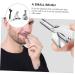 Ipetboom 1 Set Nose Hair Scissors & Lady Shaver | Painless Ear Nose Razors & Electric Nail Clipper - Stainless Steel Portable Trimmer - Buy Online on GoSupps.com