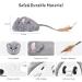 Pawthquake Interactive Cat Mouse Toy - Robotic Mice with Feather Wand & Electric Ball for Indoor Cats/Kittens | USB Rechargeable & Random Movement - Hunting Simulation - Buy Online on GoSupps.com