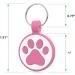 Whoseid QR Code Cat ID - Changeable Pet Profile Emergency Contacts & Quiet Silicone Tag for Small Breeds (Rose 2.5 cm) - Buy Online on GoSupps.com