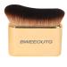 Foundation Body Makeup Brush Powder Cream Mixed Liquid Blush Flat Professional Cosmetic Blending Flawless Brush High Density Face Kabuki Brush All for Powder Cream Fluid Moisturizer Concealer (Dark Gold)