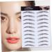 VINTORKY False Eyebrow 4pcs Eyebrow Stickers Water Proof Stickers Eyebrows Tattooed 6d Hair-like Eyebrows Stickers Shaper - Buy Online on GoSupps.com