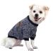 Hualisiji dog sweater Small dog sweatshirt hooded sweaters for dog chihuahua sweater dog hoodie warm and light easy to wear with a soft texture elasticity (navy blue m) navy blue m